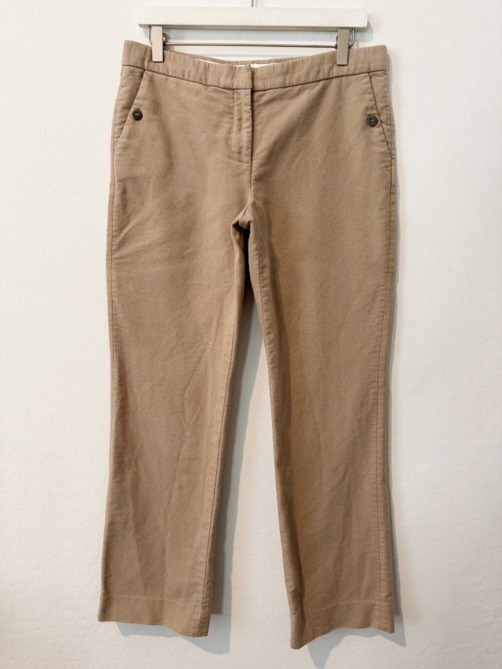 Burberry Chino Pants Size 10 Khaki Straight Leg Designer Business Casual Work